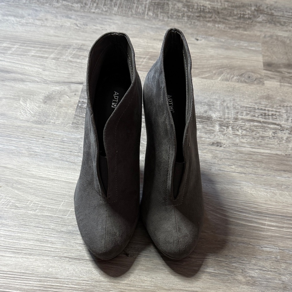 Apt. 9 Dark Gray Ankle Booties